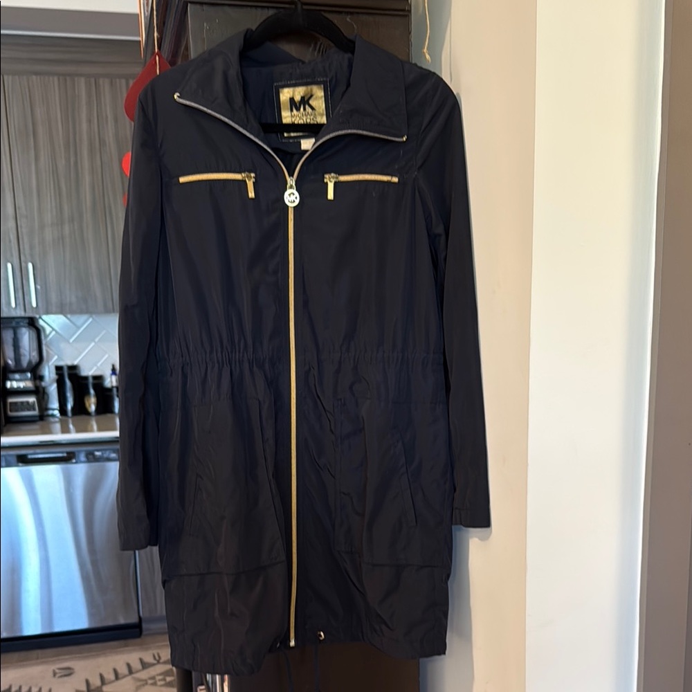 Michael Kors Women's Navy Rain Jacket